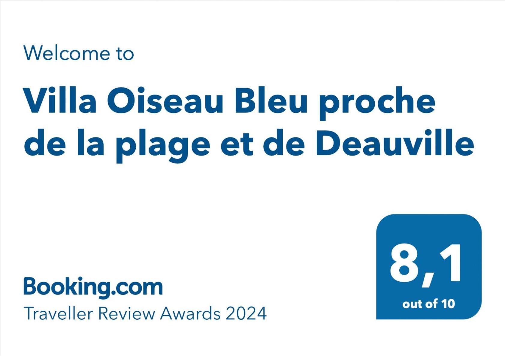 La Villa L'Oiseau Bleu Proche De La Plage Et De Deauville !!! Awards 2025 Блонвил-сюр-Мер Стая снимка